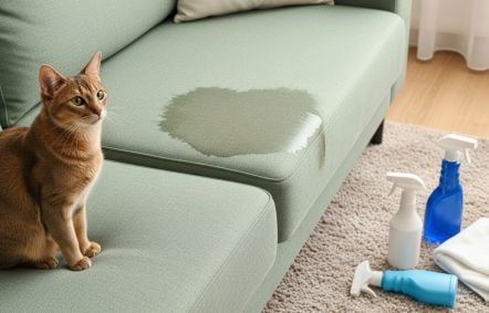 Vous croyez nettoyer l’urine de chat correctement ? Ces erreurs sont la raison pour laquelle ça recommence toujours !