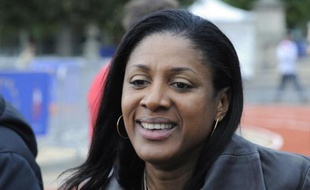 La triple championne olympique Marie-José Perec, le 5 octobre 2008 à Paris
