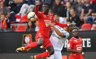 Ismaïla Sarr, ici le 19 août lors d’un nul (2-2) face à Dijon en Bretagne.