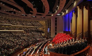 Un rassemblement de l'Eglise mormone aux Etats-Unis.