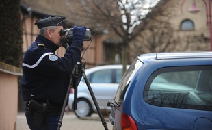 Des contrôles de vitesse effectués par la gendarmerie. (Illustration)