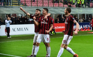 Andre Silva, Patrick Cutrone et Leonardo Bonucci évoluent au Milan AC