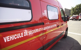 Un camion de pompiers (illustration).