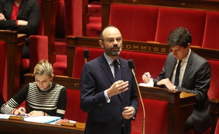 Le Premier ministre Edouard Philippe à l'Assemblée le 19 mars 2020.