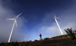 Des éoliennes au Kenya.