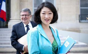 Fleur Pellerin à la sortie du conseil des ministres, le 23 mai 2012.
