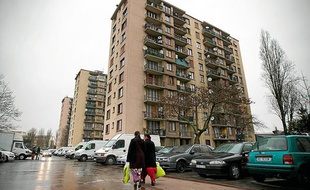 Les habitants de cette copropriété de Bondy (Seine-Saint-Denis) doivent se passer de chauffage et d’eau chaude depuis deux mois. Ici, le 9 janvier 2013.