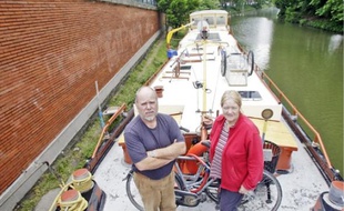 Tom et Annemiek Peek, des touristes entre deux eaux.