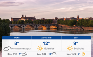 Météo Toulouse: Prévisions du samedi 7 décembre 2019
