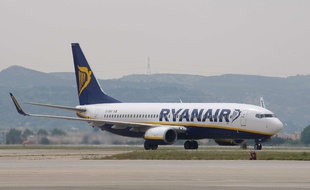 Illustration: un avion de la compagnie Ryanair.