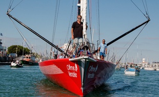 Jeff Pellet partira samedi, à 16 h des Sables d'Olonne.
