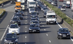 Lille, le 25 juin 2015. Sur une autoroute.