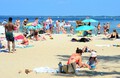 Ilustration de la plage de Biscarrosse dans les Landes. 
