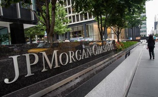 Le siège de la banque américaine JP Morgan Chase le12 août 2014 à New York