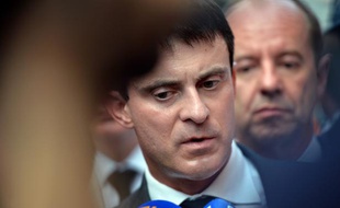 Manuel Valls à Fort-de-France (Martinique) le 17 octobre 2013.