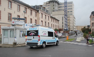 Les abords du CHU Pontchaillou à Rennes.