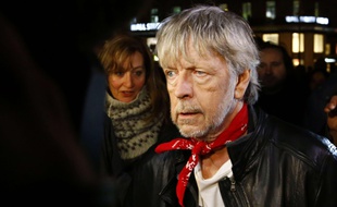Renaud, le 7 janvier, place de la République, lors de l'hommage aux victimes de l'attaque de «Charlie Hebdo».