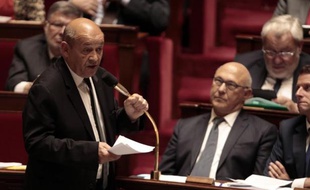 Le ministre de la Défense, Jean-Yves Le Drian, à Paris le 20 mai 2015