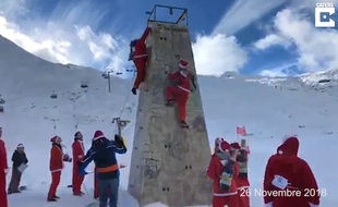 Le concours du meilleur Père Noël 2018, en Suisse.