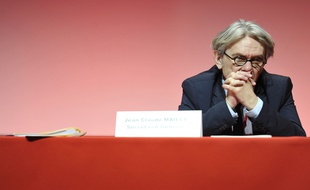 Jean-Claude Mailly, secrétaire général sortant de Force Ouvrière.
