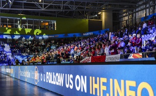 Le hall XXL de Nantes lors du mondial de hand masculin en 2017.