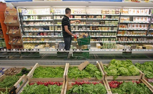 Le septuagénaire se masturbait au supermarché, comme si de rien n'était (illustration).