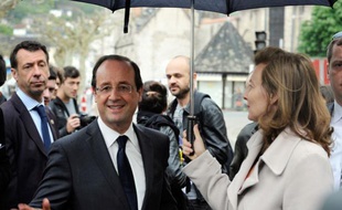 François Hollande, à Tulle, la veille de l'élection présidentielle