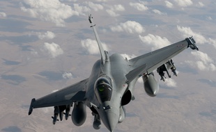 Un Rafale français dans le ciel irakien, le 17 octobre 2014.