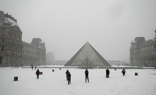 Il neige a Paris le 22 Janvier 2019.
Snow on Paris on January 22 2019
