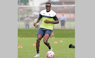 Issa Cissokho à l'entraînement au Genoa.