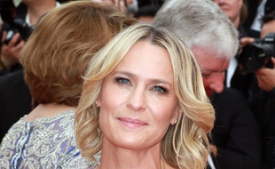 L'actrice et réalisatrice Robin Wright au Festival de Cannes