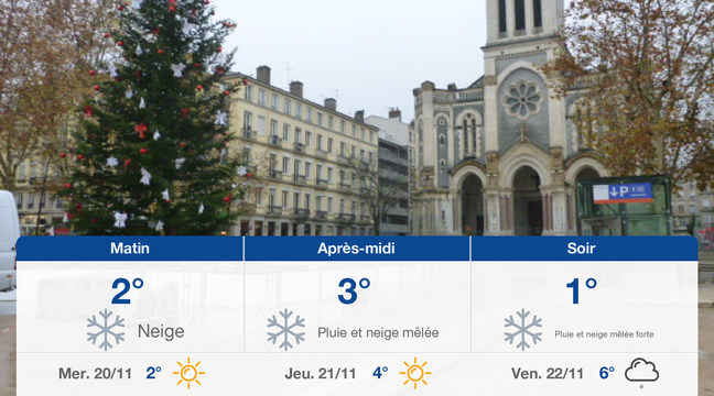 Météo Saint-Etienne: Prévisions du mardi 19 novembre 2019 - 20minutes.fr