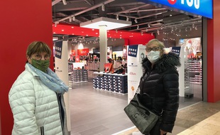 Danilla et Renée, venues faire un peu de shopping à Kehl, la ville-frontière qui borde Strasbourg.