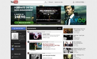 La nouvelle interface de YouTube que Google s'apprête à lancer.
