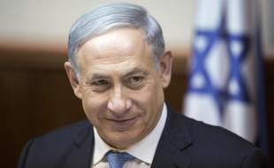 Le Premier ministre israélien Benjamin Netanyahu lors de la première réunin de son gouvernement le 15 mai 2015 à Jérusalem