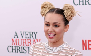 Miley Cyrus à New York le 3 décembre 2015