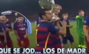 Gérard Piqué tout en finesse.