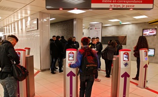 Une station de métro à Lille (illustration).