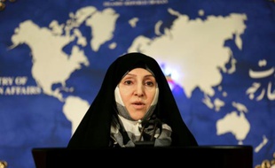 Marzieh Afkham, ex-porte-parole du ministère iranien des Affaires étrangères devenu la première femme ambassadeur du pays depuis 1979, ici le 5 novembre 2013 à Téhéran