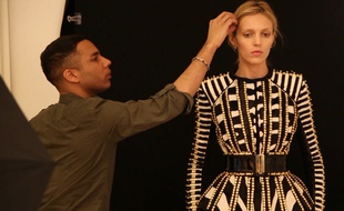 Le créateur surdoué Olivier Rousteing, 28 ans, réinvente les fondamentaux de la mythique maison Balmain.