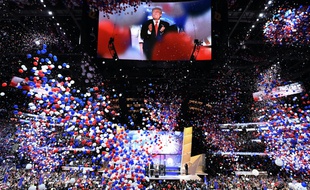 Clôture de la convention républicaine, le 21 juillet 2016, à Cleveland (Ohio)