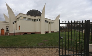 Strasbourg le 8 janvier 2015. La grande mosquee de Strasbourg