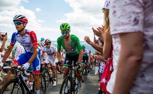 Peter Sagan lors de la 9e étape du Tour de France entre Saint-Etienne et Brioude, le 14 juillet 2019.