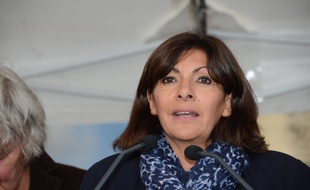 Anne Hidalgo . 81 eme fete des vendanges de Montmartre . 11/10/2014-Paris, FRANCE./BENHAMOU_1017081/Credit:LAURENT BENHAMOU/SIPA/1410121134