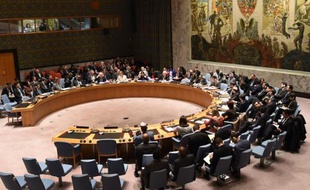 Le Conseil de sécurité de l'Onu, le 22 décembre 2014 à New York