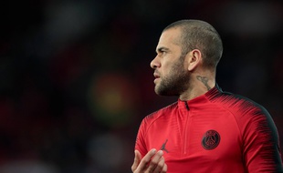 Dani Alvès s'est fait cambrioler pendant qu'il jouait au Parc des Princes, le 19 février 2019.