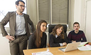 Saint-Denis, le 11 decembre 2013. Clinique juridique, conseil juridique solidaire par les étudiants en droit qui dispensent une aide juridique gratuite au sein de l'université.