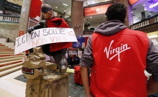Le tribunal de commerce de Paris a prononcé lundi la liquidation judiciaire de Virgin, laissant sur le carreau 960 salariés en France, qui restent mobilisés dans les magasins occupés et dont le sort est désormais entre les mains du liquidateur judiciaire.
