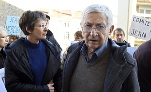 Jean Mercier, accompagné de sa fille, le 13 janvier 2015.