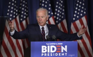 Le démocrate Joe Biden s'est prononcé en faveur d'un impeachment de Donald Trump, le 9 octobre 2019.